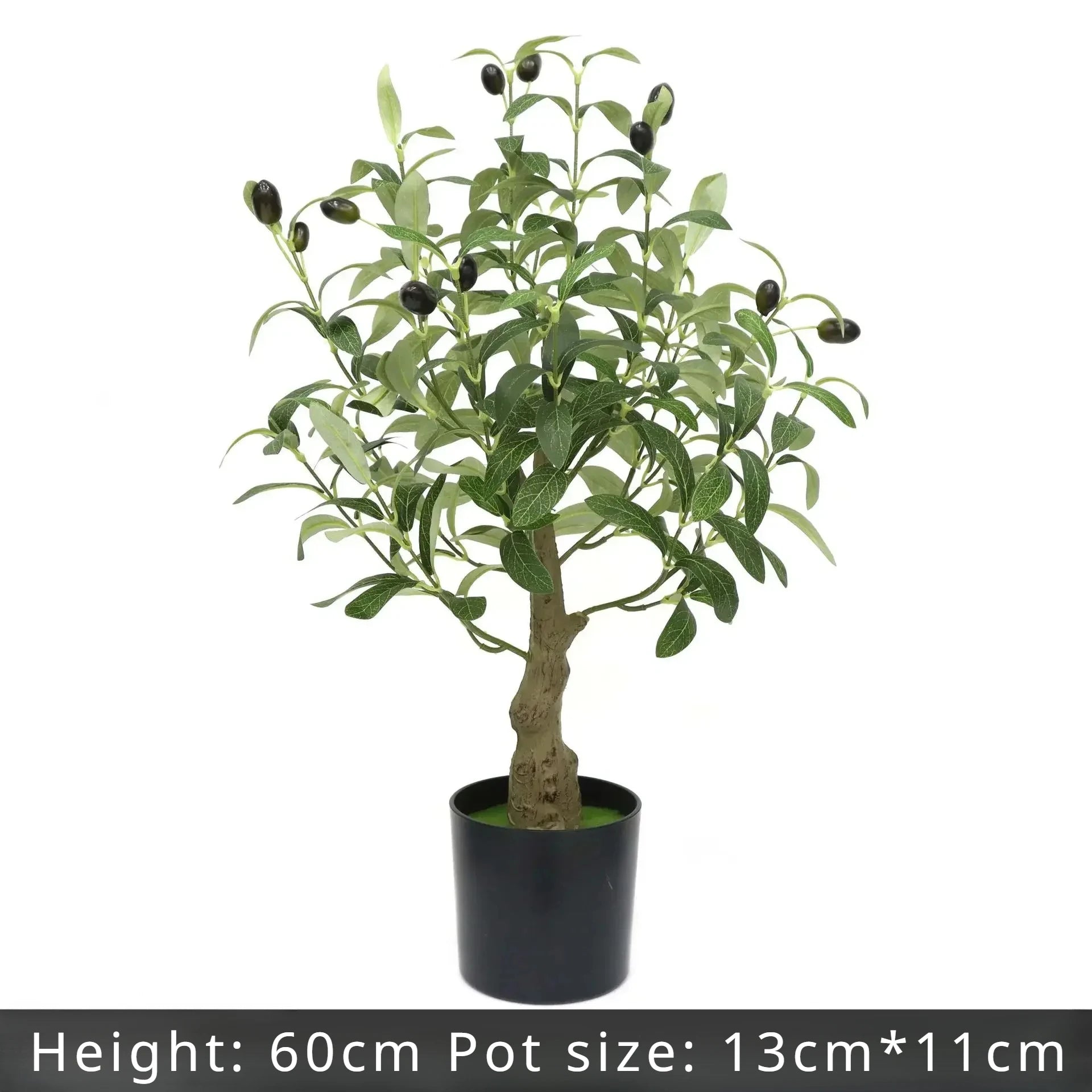 Small Artificial Olive Tree, Fake Green Plant Pot, Indoor and Outdoor Pot Decor, Window Simulation, Home and Hotel, 120Cm, 150Cm