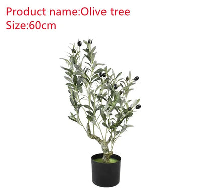 Large Artificial Olive Branches and Fruits, Fake Plant, Potted Branches, Home, Office, Living Room, Floor Bonsai, 60-240Cm