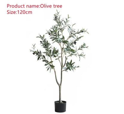 Large Artificial Olive Branches and Fruits, Fake Plant, Potted Branches, Home, Office, Living Room, Floor Bonsai, 60-240Cm