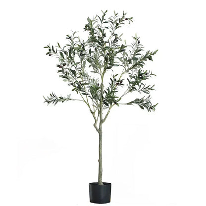 Small Artificial Olive Tree, Fake Green Plant Pot, Indoor and Outdoor Pot Decor, Window Simulation, Home and Hotel, 120Cm, 150Cm