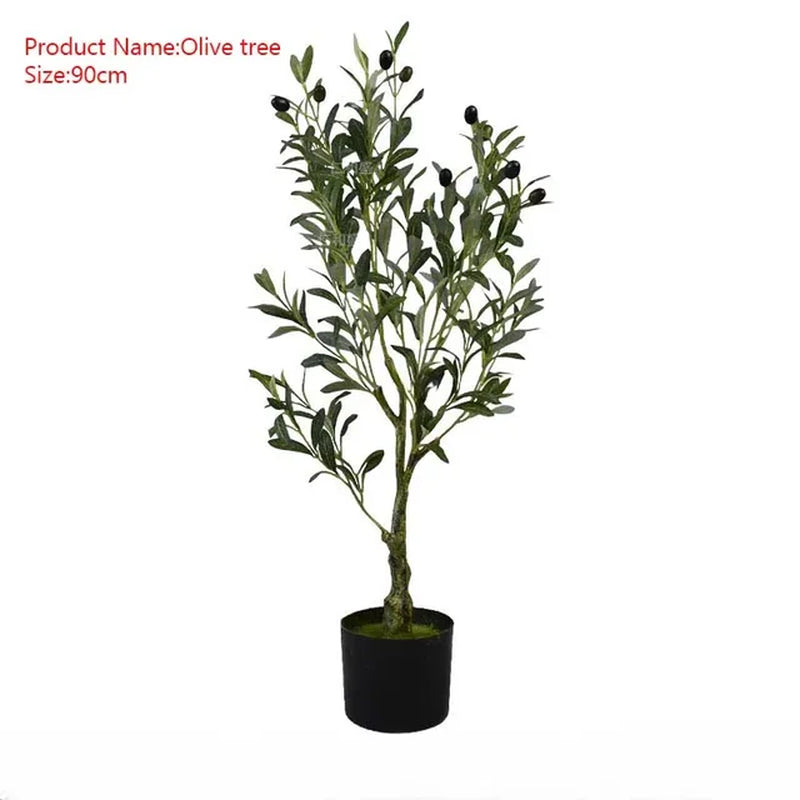 Large Artificial Olive Branches and Fruits, Fake Plant, Potted Branches, Home, Office, Living Room, Floor Bonsai, 60-240Cm