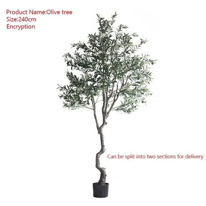 Large Artificial Olive Branches and Fruits, Fake Plant, Potted Branches, Home, Office, Living Room, Floor Bonsai, 60-240Cm